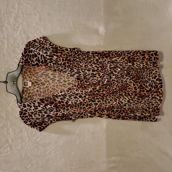 Anne Klein Tops - Anne Klein Animal Print Blouse